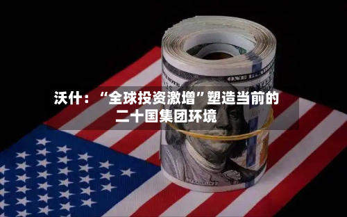 沃什：“全球投资激增”塑造当前的二十国集团环境