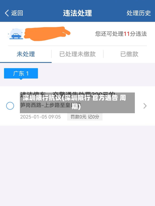 深圳限行抗议(深圳限行 官方通告 周期)-第2张图片