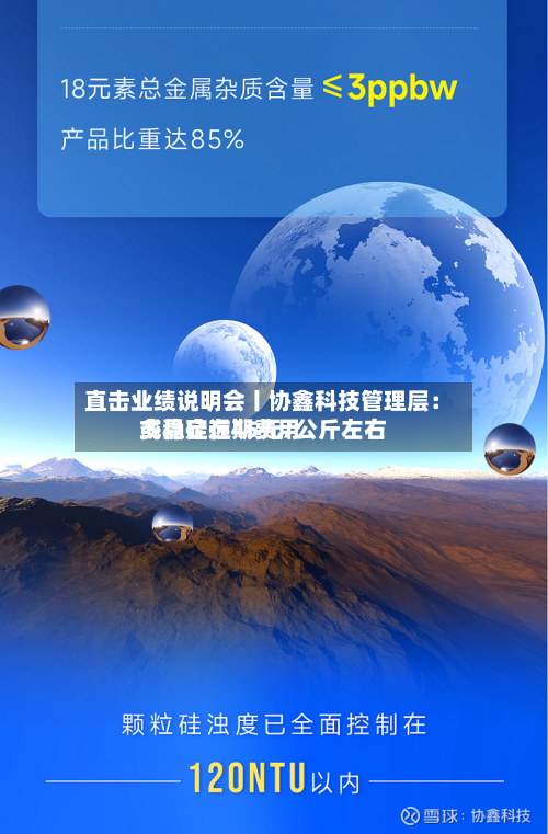 直击业绩说明会丨协鑫科技管理层：多晶硅远期费用或稳定在45元/公斤左右-第2张图片