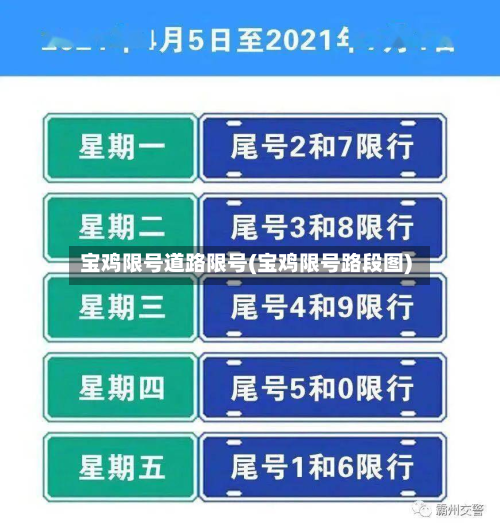 宝鸡限号道路限号(宝鸡限号路段图)