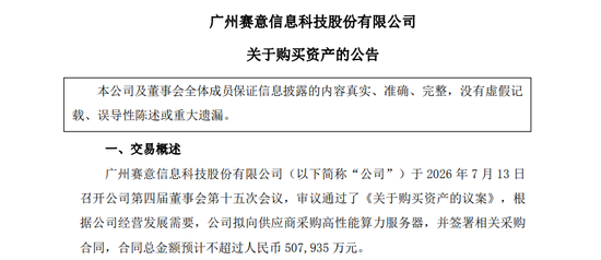 300687，拟50亿元加码算力服务器